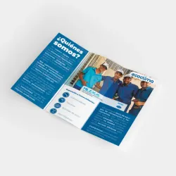 📄 Tríptico Premium en Papel Cromado