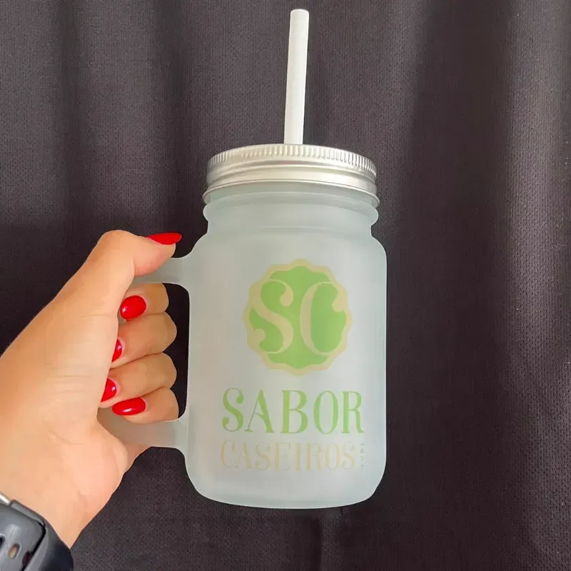 Vaso Nevado con Tapa & Absorbente 