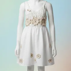 Bata de niña ( 1 a 3 años )