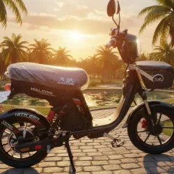 Bicimoto Marca Halcon color negro 