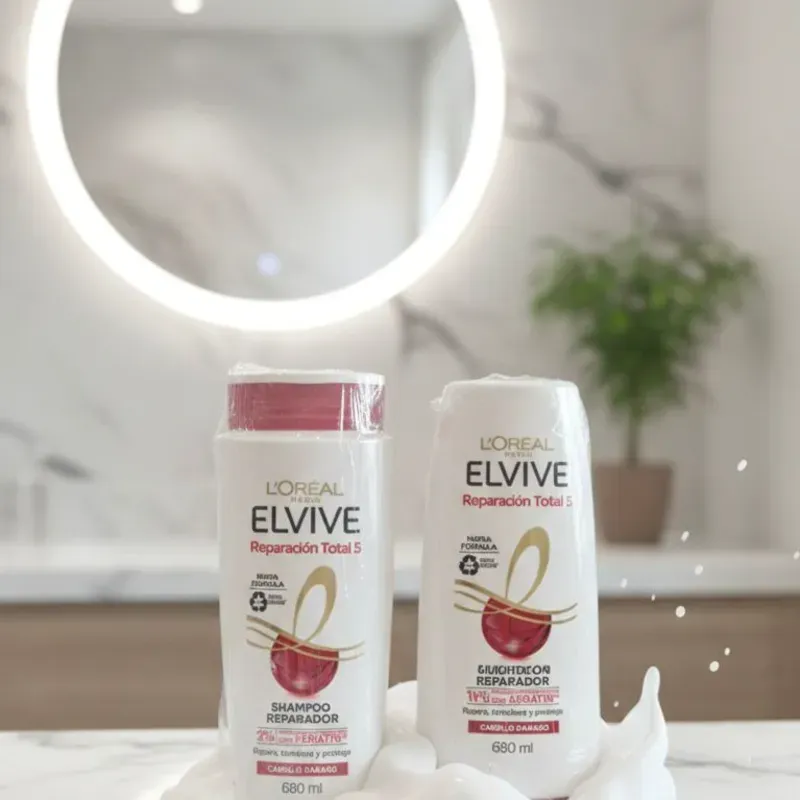 Juegos de shampu y acondicionador Elvive