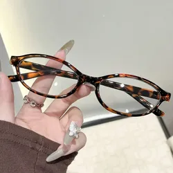 Gafas naturales con armadura leopardo 