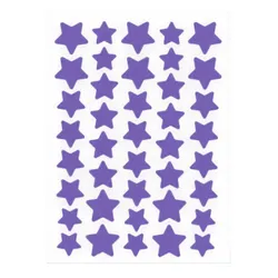 Parches de estrellas morado