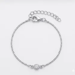 Pulsera Léa Plateada