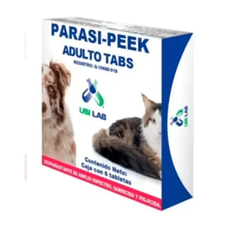 Parasi Peek  Antiparacitario Adulto de Amplio Espectro  (sarnicida-piojicida) 10 kg