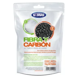 Repuesto Fibra y Carbón para Filtro Acuario (100 g)