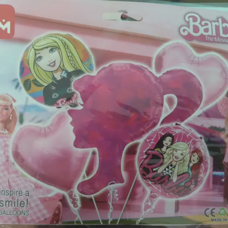 Cabeza de Barbie Solo los globos temático 
