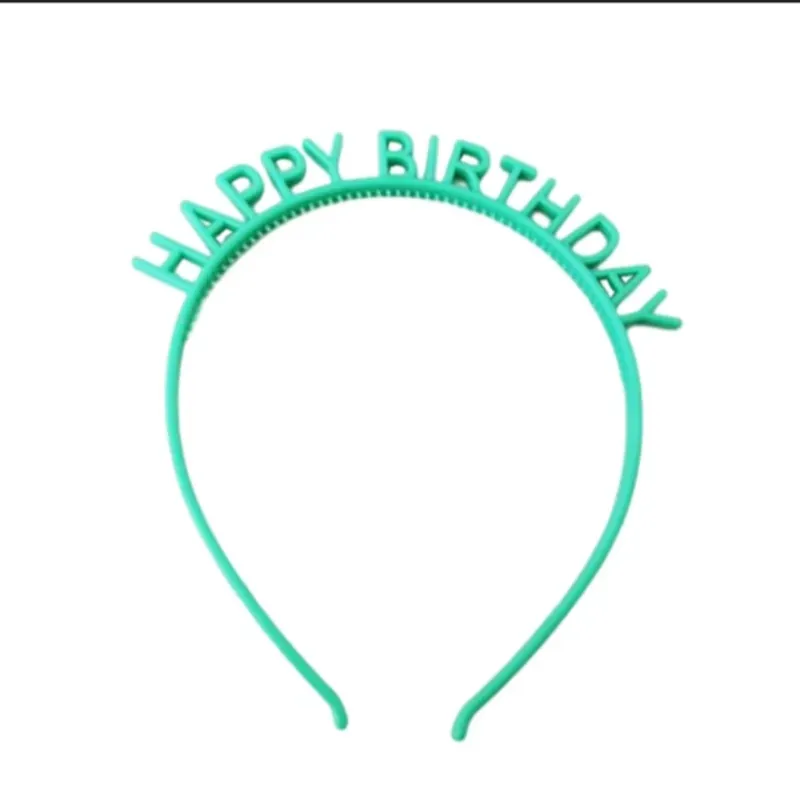 Cintillo Happy Birthay verde
