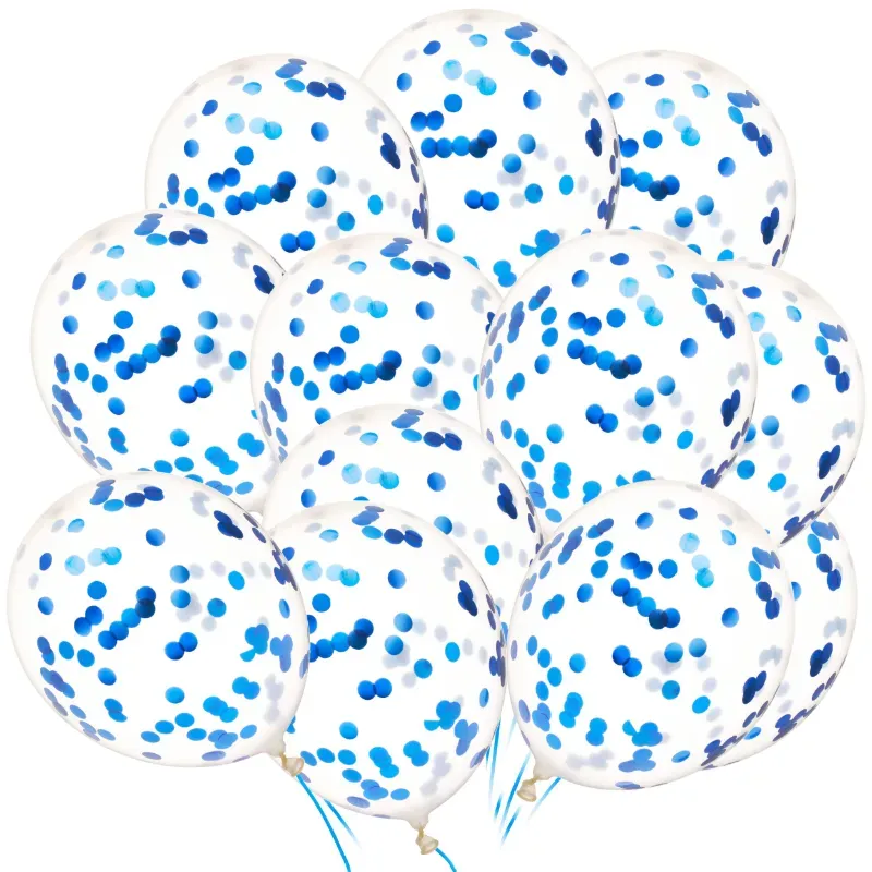 Confeti azul