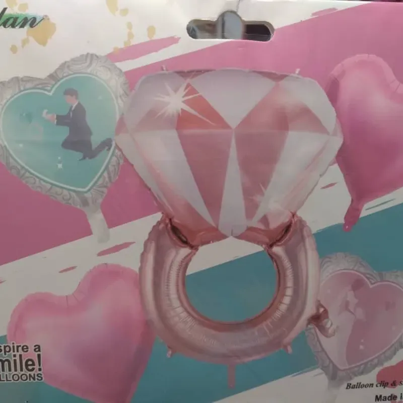 Set anillo rosado