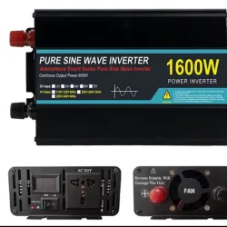 Convertidor onda pura 12v/110v 1600w