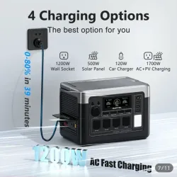 Estación de energía 1200w