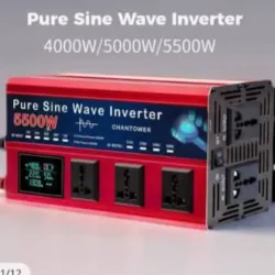 Inversor onda pura 5500w 12v/220w