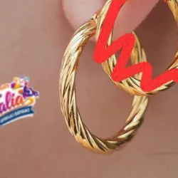 Argollas Gruesas de Acero Inoxidable🛍️