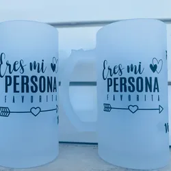 Pareja de Jarras Nevadas o Cerveceras✨