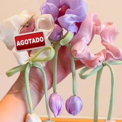 Scrunchies con Tulipanes 🌷