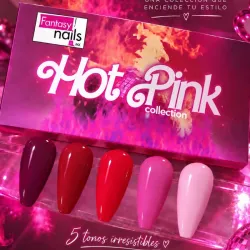 COLECCION GEL FANTASY (EDIC. LIMITADA) C/5 PZS. HOT PINK