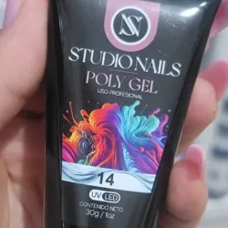Polygel Studio Nails 30gr Tono 14 clear