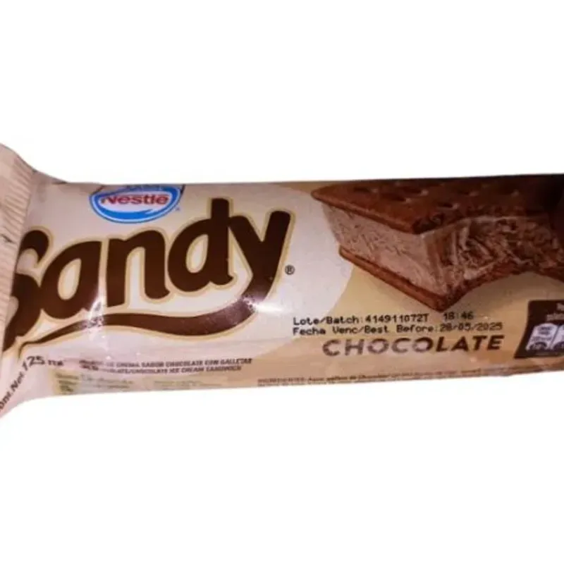 Bocadito de helado Sandy de chocolate 