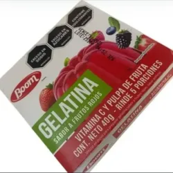 Gelatina Sabor Frutos Rojos