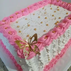 Kake de media bandeja 
