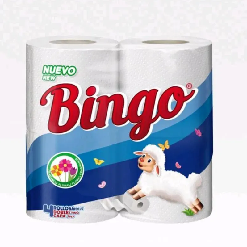 Papel higiénico Bingo (4 rollos)
