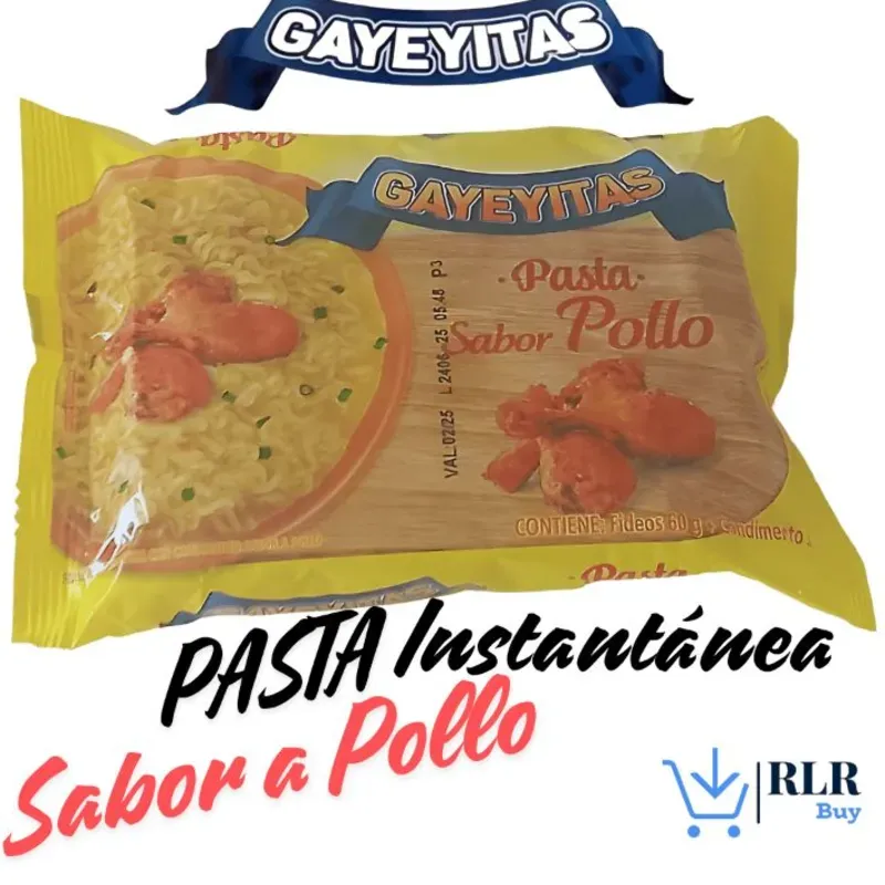 Sopa instantánea sabor a pollo