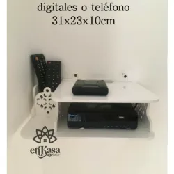 Soporte para cajas digitales o teléfono 