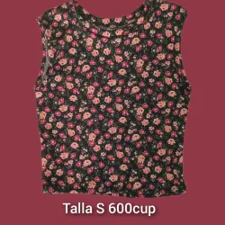 Blusa corta de flores