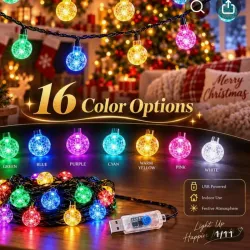 Guirnalda usb multicolor con Bluetooth 9m