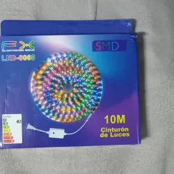 Luces led 10m cubiertas de silicona completas