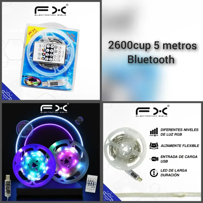 Luces led con Bluetooth 