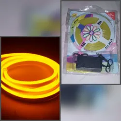 Luz neòn amarillo con transformador