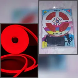 Luz neòn rojo con transformador