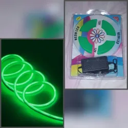 Luz neòn verde con transformador