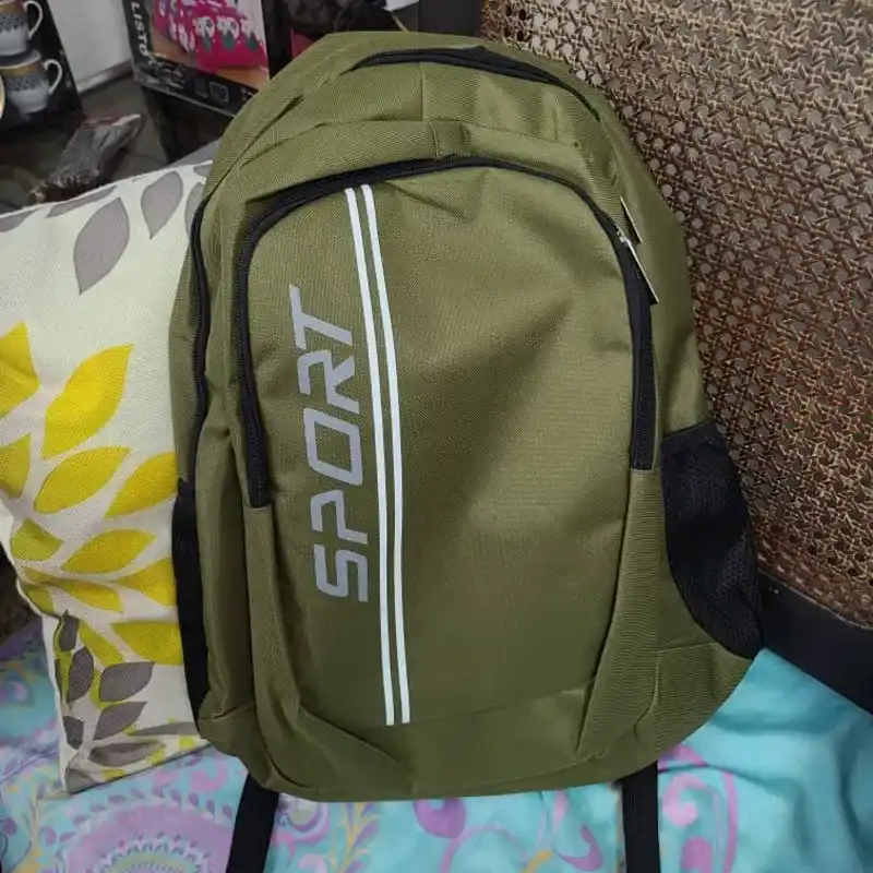 Mochila verde
