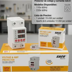 Protector de voltaje en linea 110v o 220v