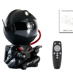 Proyector astronauta negro
