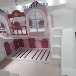 Litera casita con gavetero