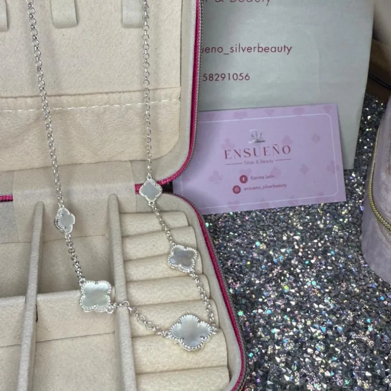 Cadena van cleef , 5 flores 