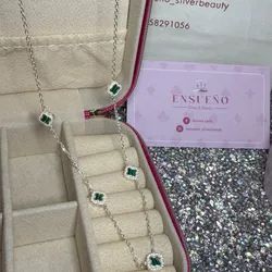 Cadena van cleef, 5 flores pequeñas 