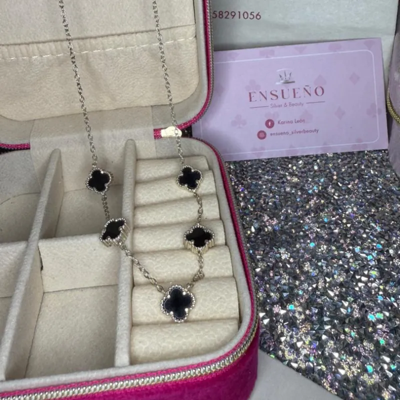 Cadena van cleef, 5 flores 