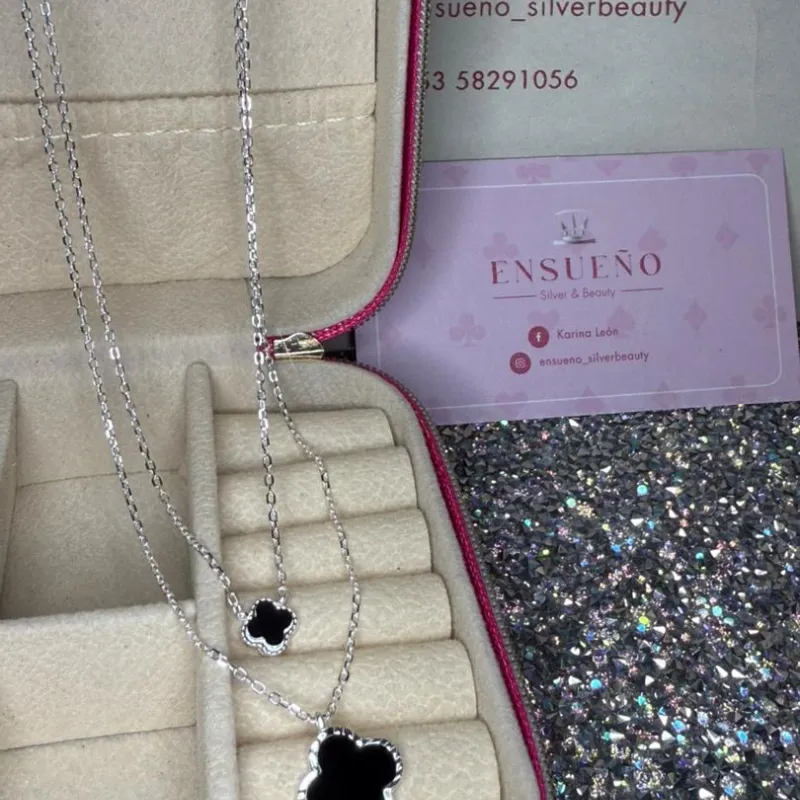 Cadena van cleef doble 