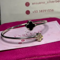 Esclava van cleef flor negra 