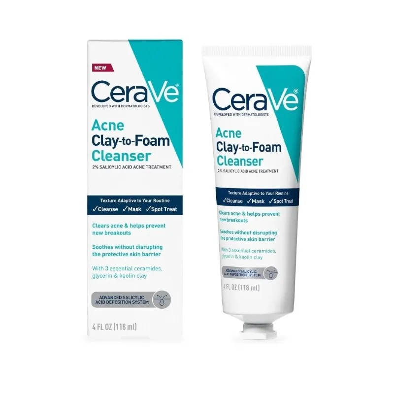 Gel limpiador para piel grasa y acné 