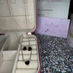 Juego de Cadena y Aretes 