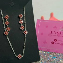 Juego de Cadena y Aretes