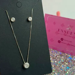 Juego de Cadena y Aretes