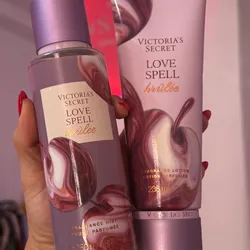 Juego de colonia + crema Love Spell brrilee