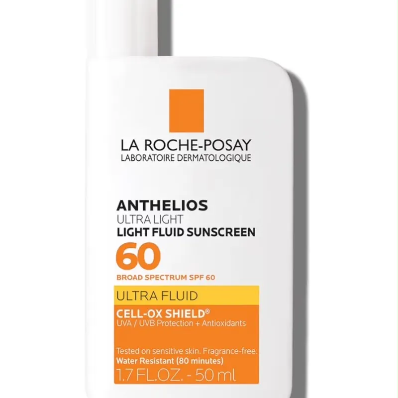 ☀️✨ LA ROCHE-POSAY ANTHELIOS ULTRA LIGHT FLUID SPF 60 ✨☀️